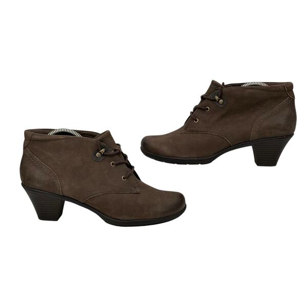 Earth Origins Devin Leather Boots SZ 8 Women's Brown Steampunk Victorian Cosplay - Picture 5 of 10